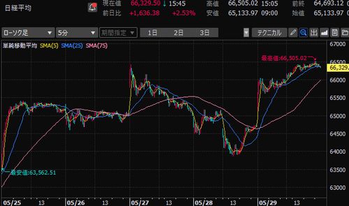 【日経平均6万6000円】乗れてない、このビッグウェーブに。